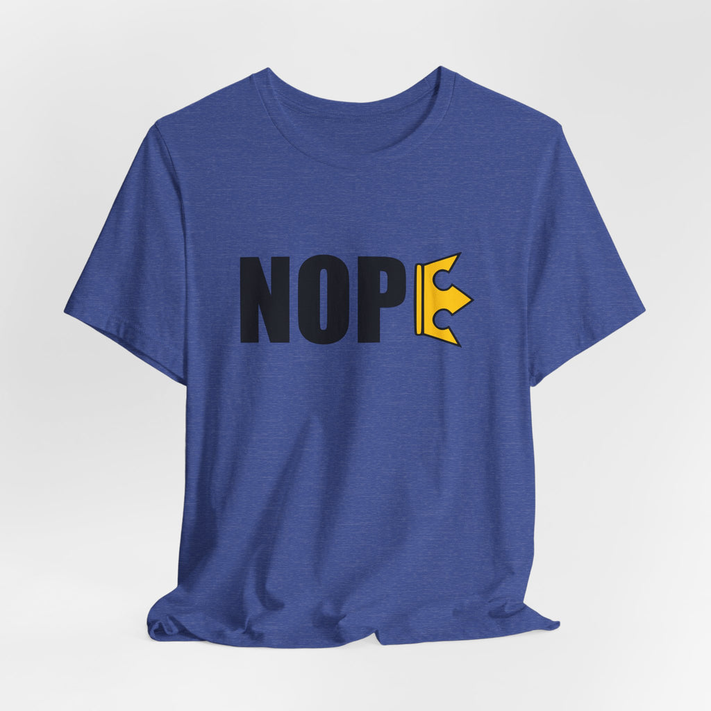Unisex "NOPE" + 503heart — Portland No Kings Protest Tee — Tilt Back