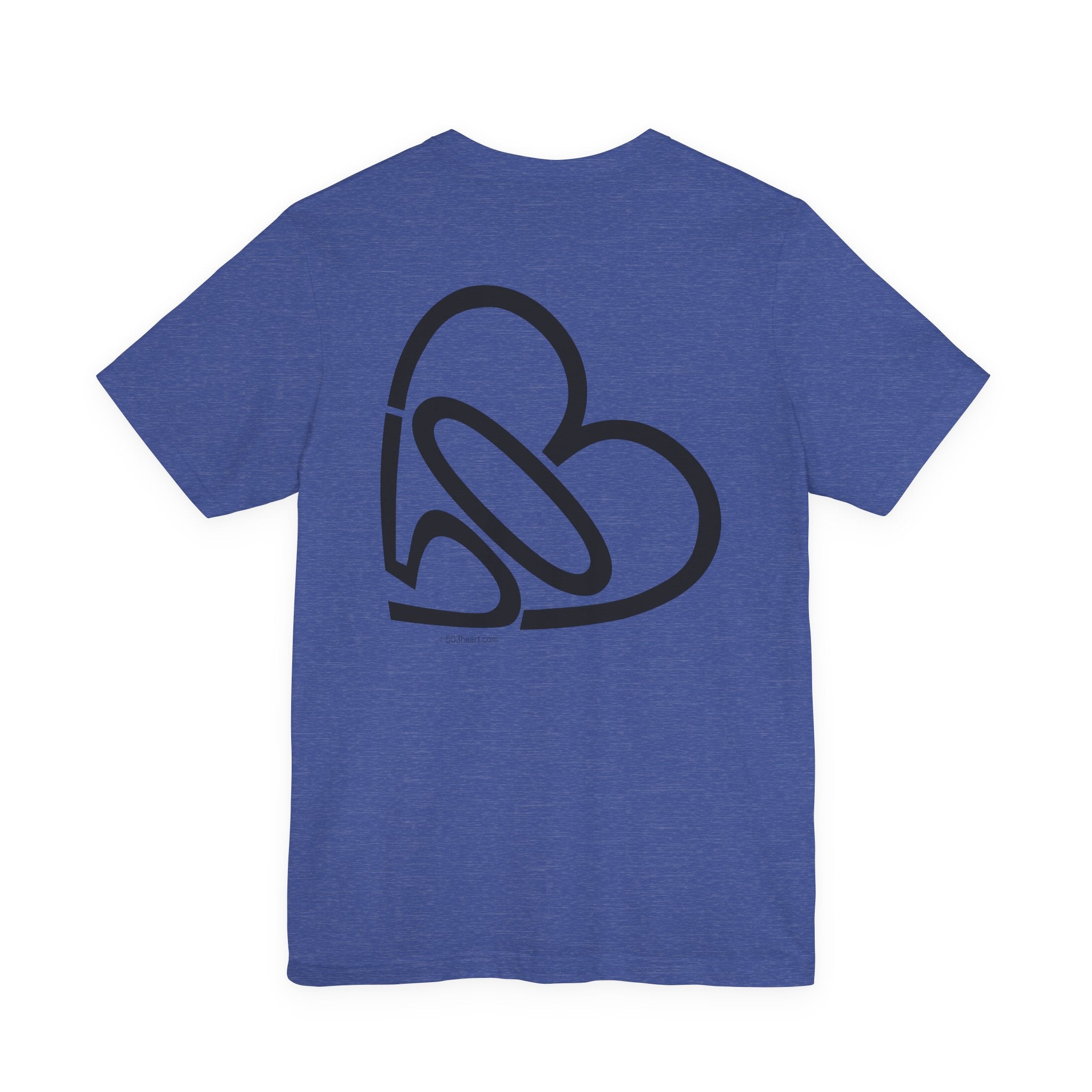 Unisex "NOPE" + 503heart — Portland No Kings Protest Tee — Tilt Back