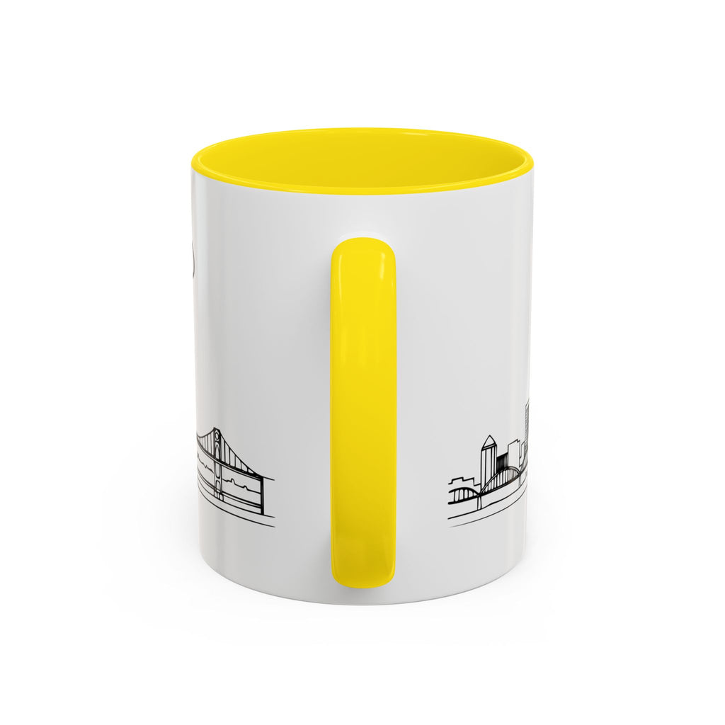 Portland City Skyline Coffee Mug — Minimalist Mug — Tilt