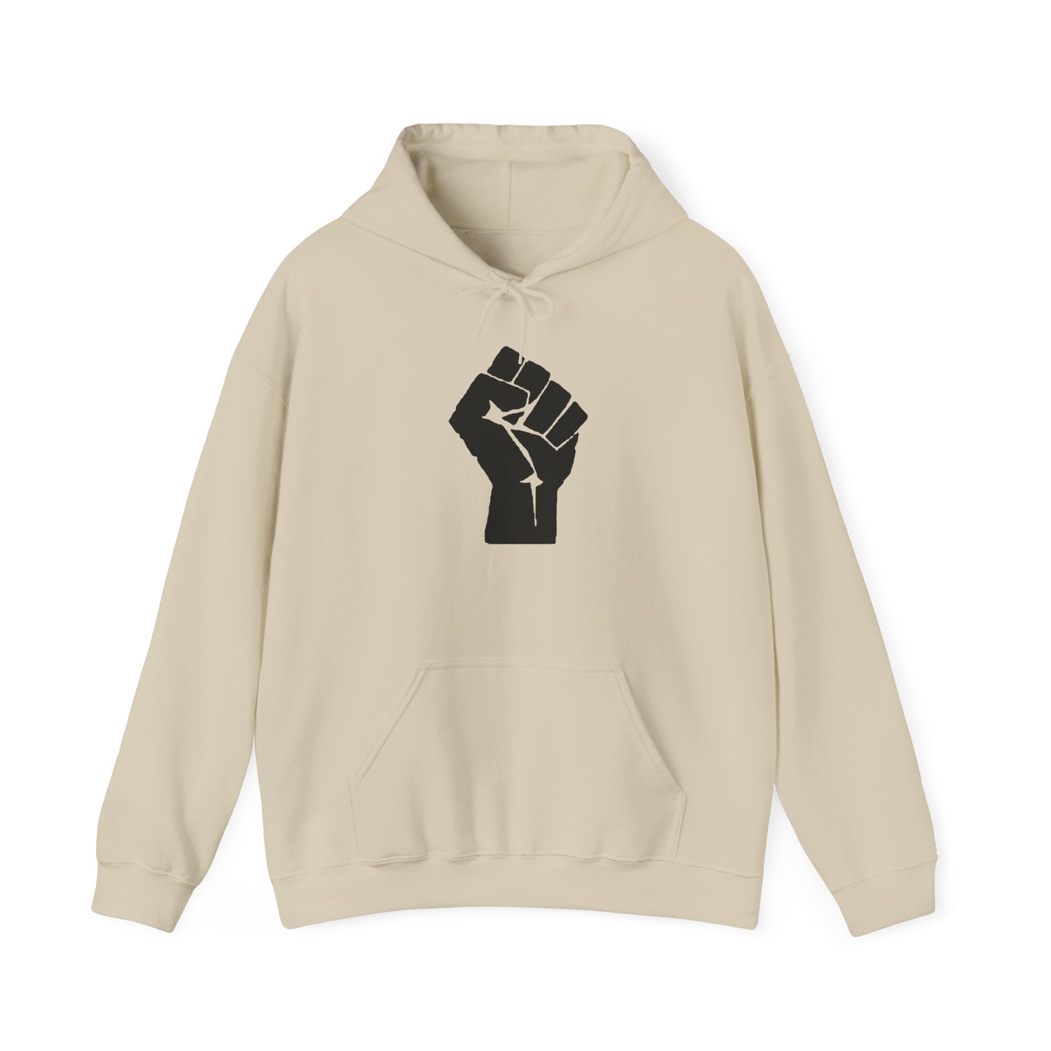 Unisex RESIST + 503heart Hoodie — Solidarity & Love PDX Pullover — Full Back