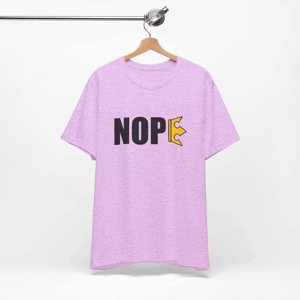 Unisex "NOPE" + 503heart — Portland No Kings Protest Tee — Tilt Back