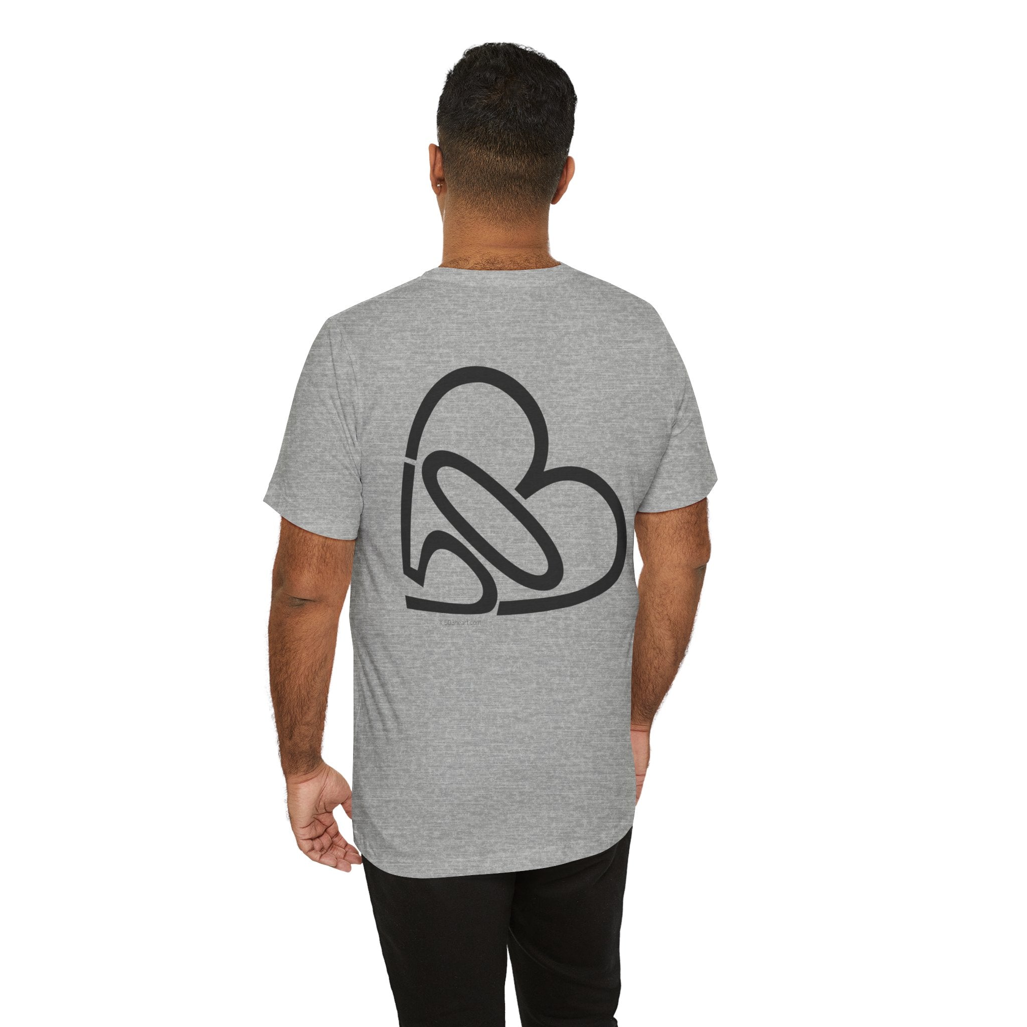 Unisex "NOPE" + 503heart — Portland No Kings Protest Tee — Tilt Back