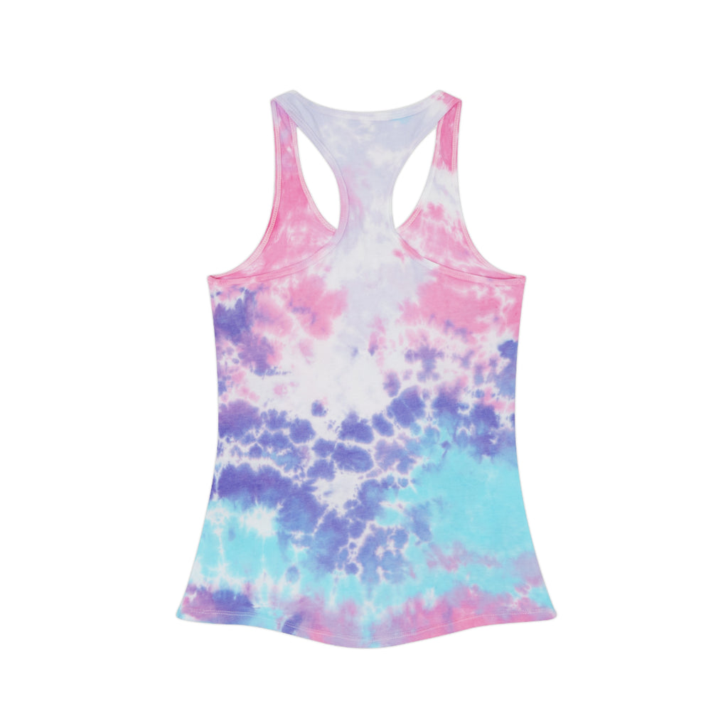 Women's 503heart Tie-Dye Racerback Tank — "Wear Your Heart!" PDX Love — Full