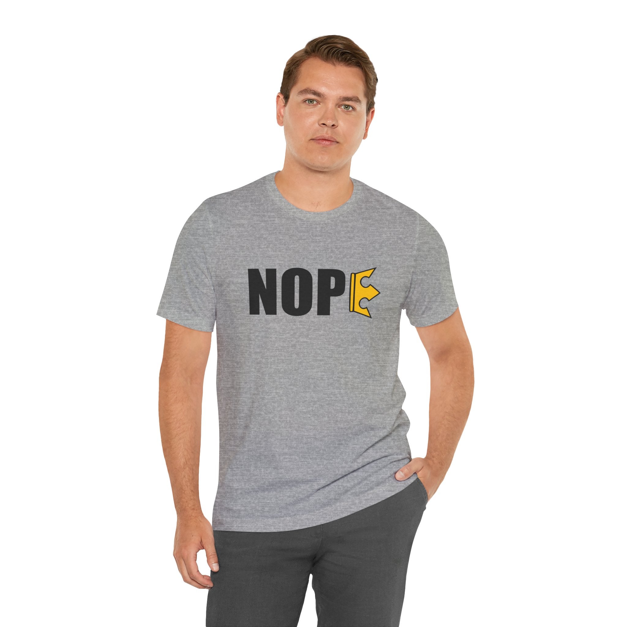 Unisex "NOPE" + 503heart — Portland No Kings Protest Tee — Tilt Back