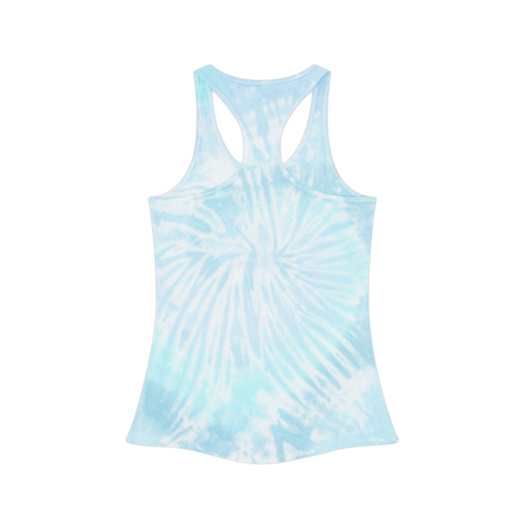 Women's 503heart Tie-Dye Racerback Tank — "Wear Your Heart!" PDX Love — Full
