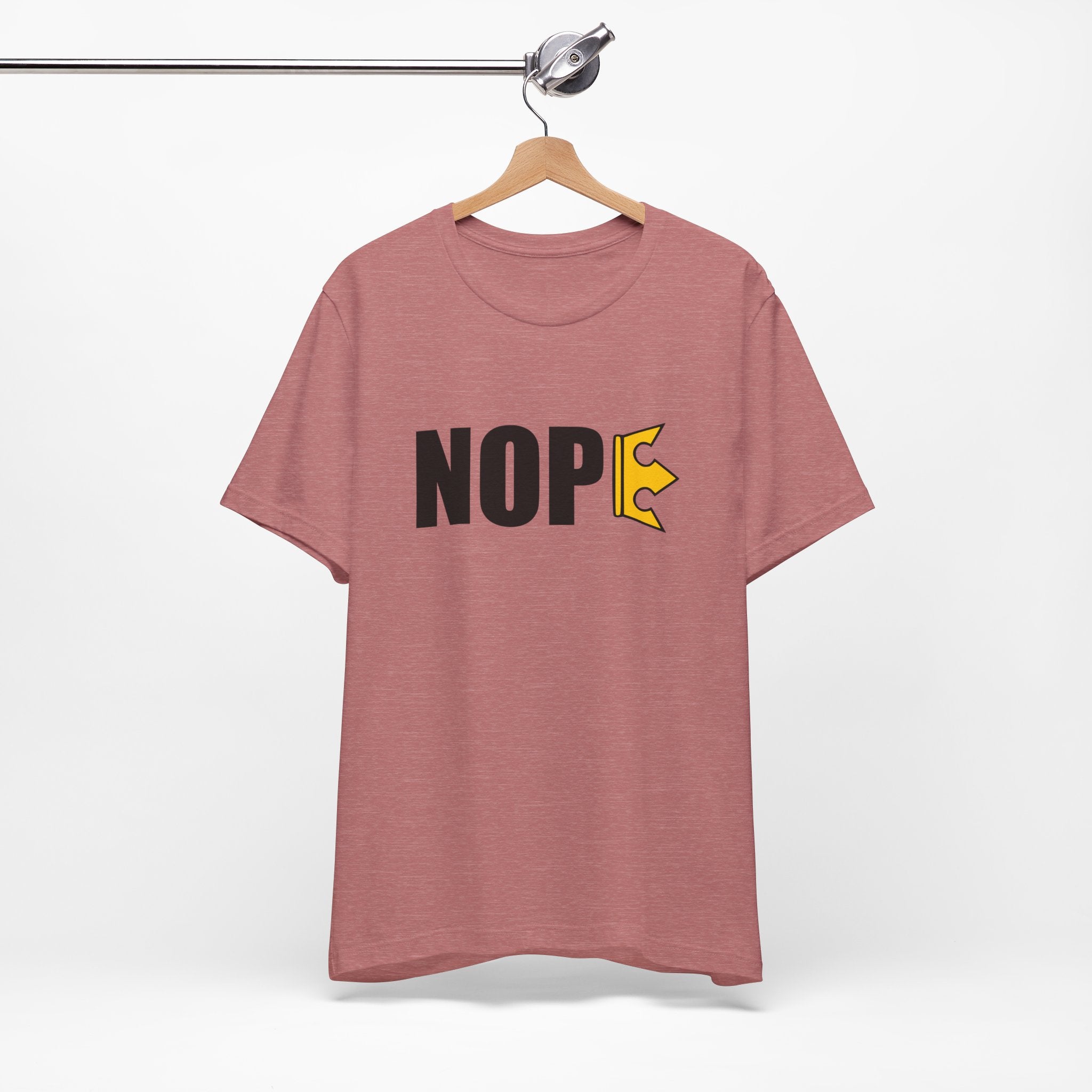Unisex "NOPE" + 503heart — Portland No Kings Protest Tee — Tilt Back